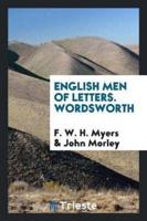 English Men of Letters. Wordsworth
