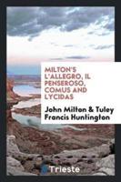 Milton's l'Allegro, Il Penseroso, Comus and Lycidas