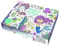 Colour Your Own Magical Oceans Book + Puzzle