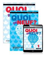 Quoi De Neuf ? 1 Student Book, eBook and Activity Book