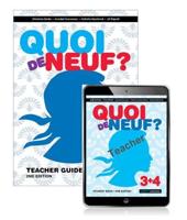 Quoi De Neuf ? 3+4 Teacher Guide, Teacher eBook and Audio Download