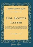 Col. Scott's Letter