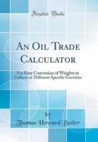An Oil Trade Calculator
