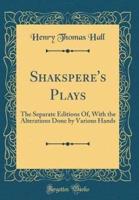 Shakspere's Plays