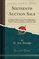 Sixteenth Auction Sale