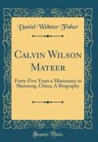 Calvin Wilson Mateer