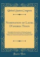 Nomination of Laura D'Andrea Tyson