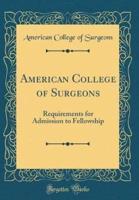 American College of Surgeons