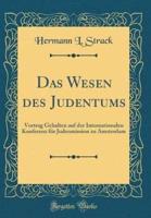 Das Wesen Des Judentums