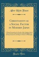 Christianity as a Social Factor in Modern Japan
