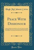 Peace With Dishonour