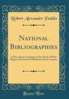 National Bibliographies