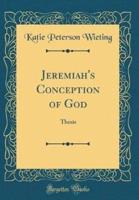 Jeremiah's Conception of God