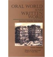 Oral World and Written Word