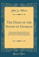 The Dead of the Synod of Georgia