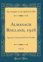 Almanach Rolland, 1918, Vol. 52