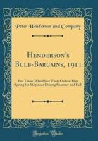 Henderson's Bulb-Bargains, 1911