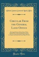 Circular from the General Land Office