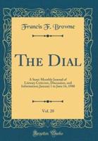 The Dial, Vol. 28