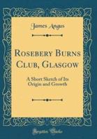 Rosebery Burns Club, Glasgow
