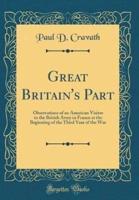 Great Britain's Part