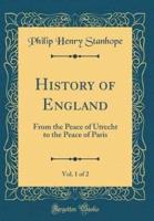 History of England, Vol. 1 of 2