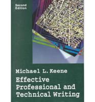 Effective Professional and Technical Writing