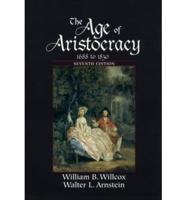 The Age of Aristocracy, 1688-1830
