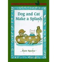 Dog and Cat Make a Splash