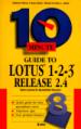 10 Minute Guide to Lotus 1-2-3, Release 2.4