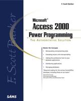 F. Scott Barker's Microsoft Access 2000 Power Programming