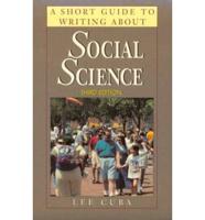 A Short Guide to Writing About Social Science