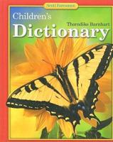 Thorndike Barnhart Children's Dictionary 2001 (Trade Edition)