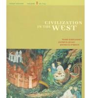 Civilization in the West, Volume I