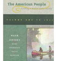 The American People, Volume I