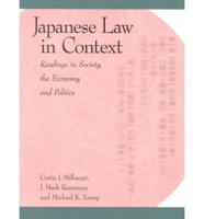 Japanese Law in Context