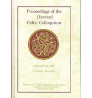 Proceedings of the Harvard Celtic Colloquium Volume XX, 2000