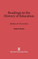 Readings in the History of Education