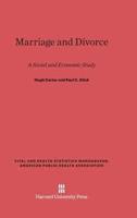 Marriage and Divorce