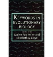 Keywords in Evolutionary Biology