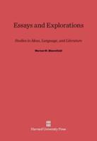Essays and Explorations
