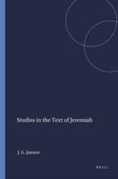 Studies in the Text of Jeremiah