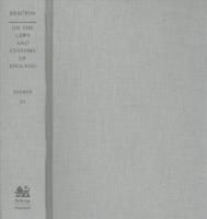 On the Laws and Customs of England, Volume 3