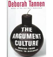 The Argument Culture