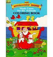 Noah Cares for the Animals. Coloring Book