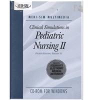 Clinical Simulations in Pediatric Nursing