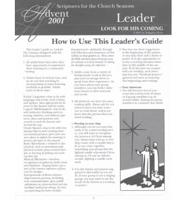 Look for His Coming Leaders Guide