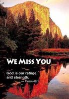We Miss You Mountain Postcard (Package of 25)