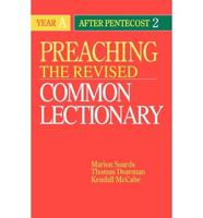 Preaching the Revised Common Lectionary