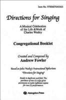 Directions for Singing Congregational Booklet